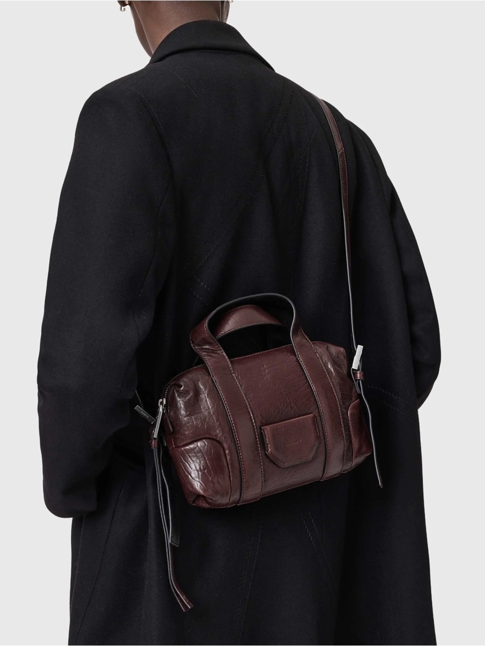 ALL SAINTS | Ares Compact Leather Cross Body - Picture 11 of 14